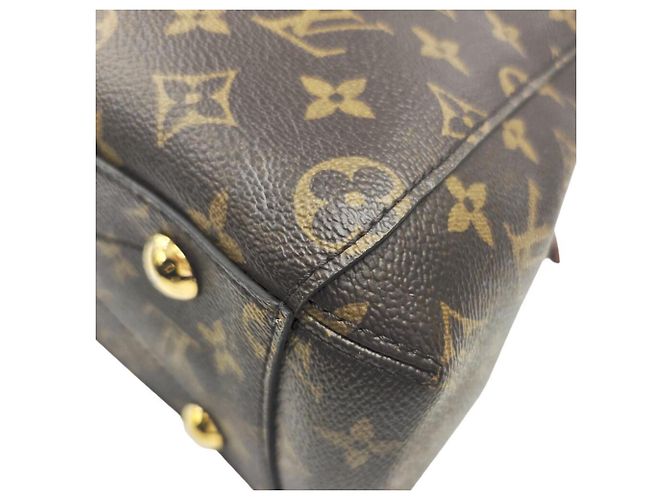 Borsa a tracolla Louis Vuitton Montaigne BB Monogram - vista 9