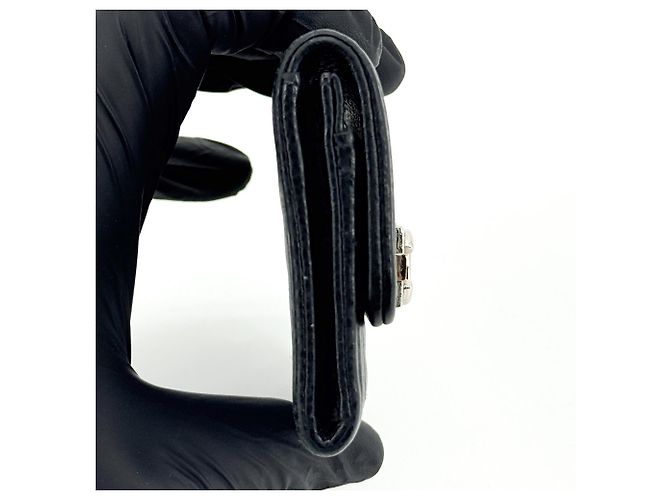 Chanel Boy Trifold Flap Chevron Caviar Small - vista 4