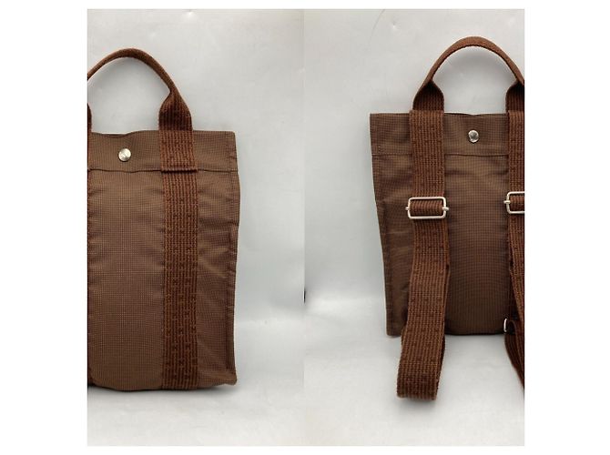 Hermès Hermes Herline Sac à Dos PM Backpack in Brown - vista 2
