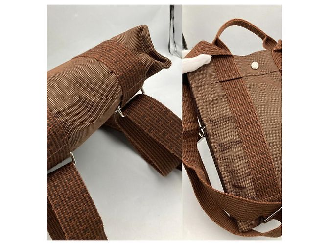 Hermès Hermes Herline Sac à Dos PM Backpack in Brown - vista 4