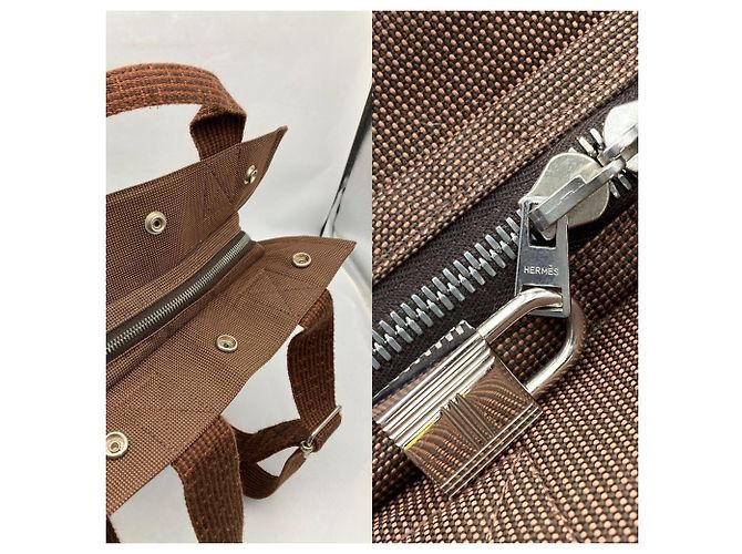 Hermès Hermes Herline Sac à Dos PM Backpack in Brown - vista 8