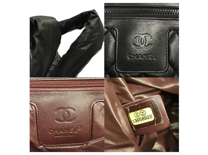 Borsa tote in nylon Chanel Coco Cocoon da donna - vista 8
