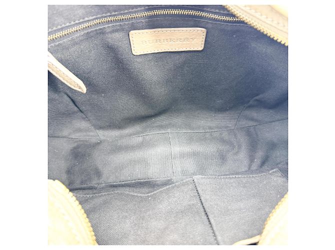 Burberry Ashwood Convertible Hobo House Check Canvas Medium - vista 5