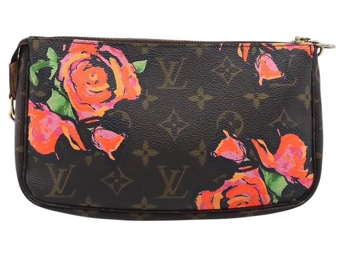 Louis Vuitton Pochette Accessoires Limited Edition Monogram Roses MM - vue 2