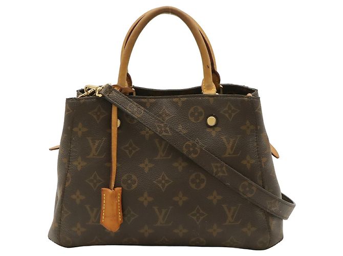 Borsa Louis Vuitton Monogram Montaigne BB - vista 2
