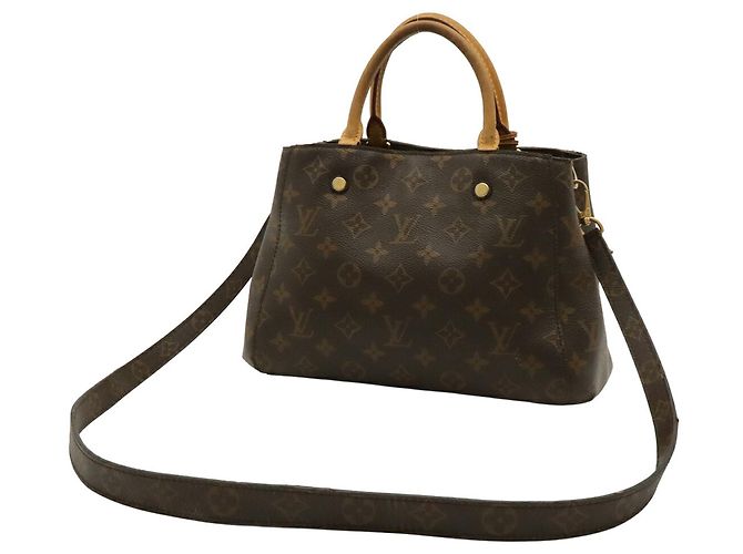 Borsa Louis Vuitton Monogram Montaigne BB - vista 3