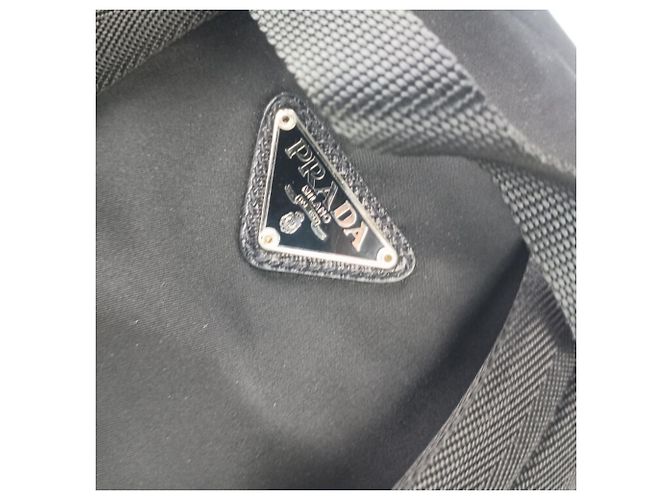 Zaino Prada V163 in nylon nero - vista 7