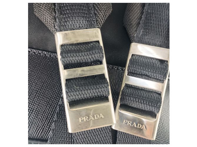 Zaino Prada V163 in nylon nero - vista 8