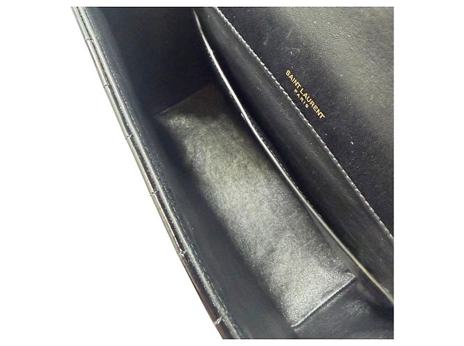 Autre Marque Borsa a tracolla Saint Laurent Vicky con catena smaltata - vista 11