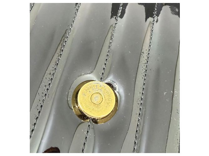 Autre Marque Borsa a tracolla Saint Laurent Vicky con catena smaltata - vista 12