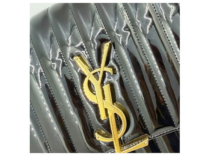 Autre Marque Borsa a tracolla Saint Laurent Vicky con catena smaltata - vista 13