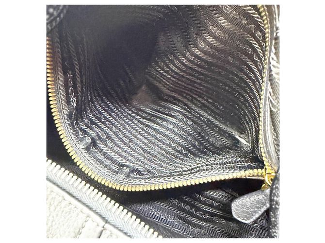 Borsa Tote Prada in pelle nera - vista 15