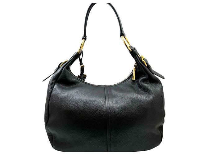 Borsa Tote Prada in pelle nera - vista 2