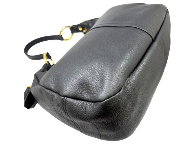 Borsa Tote Prada in pelle nera - vista 5