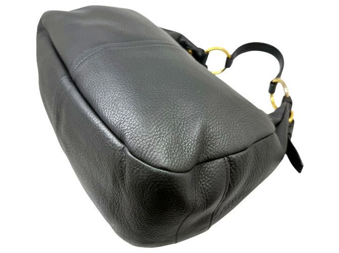 Borsa Tote Prada in pelle nera - vista 8