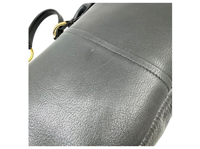 Borsa Tote Prada in pelle nera - vista 9