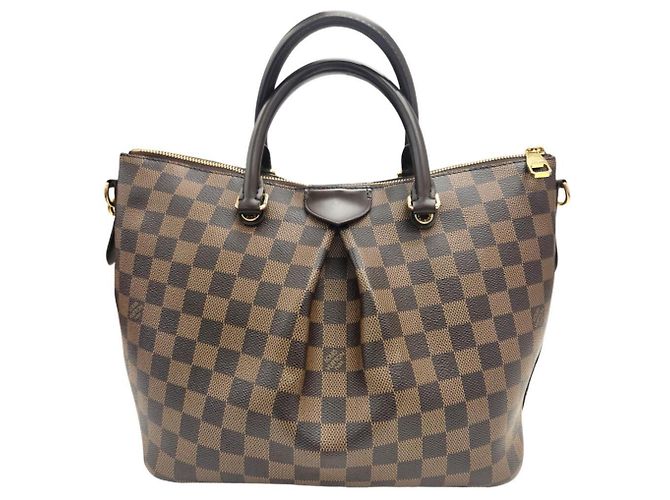 Borsa Louis Vuitton Siena MM Damier Ebene - vista 2