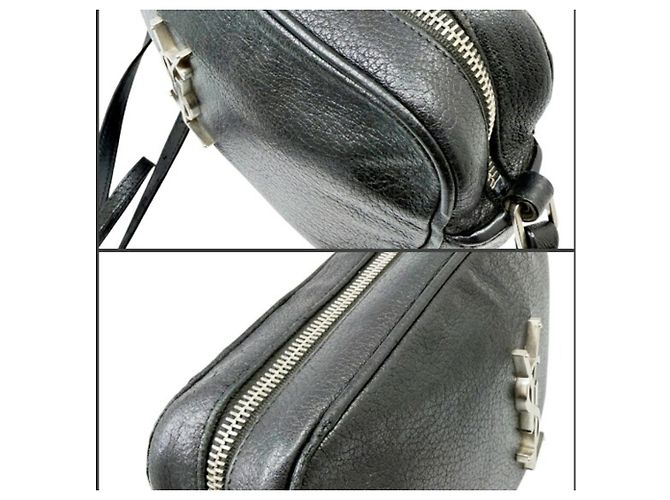 Autre Marque Borsa Camera Saint Laurent in pelle nera - vista 6