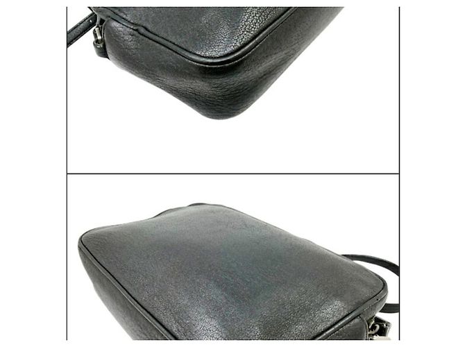 Autre Marque Borsa Camera Saint Laurent in pelle nera - vista 7