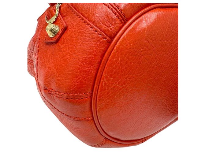 Balenciaga 285439 Mini Pom Leather Shoulder Bag - vista 6