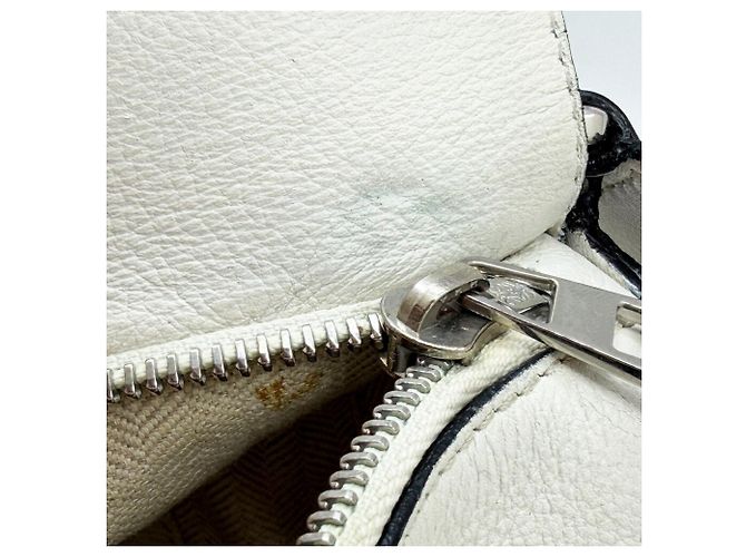 Borsa Loewe Puzzle Small in pelle bianca, borsa a spalla - vista 8