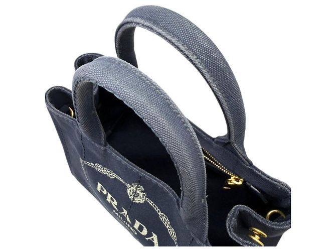 Borsa Prada Canapa Canvas - vista 10