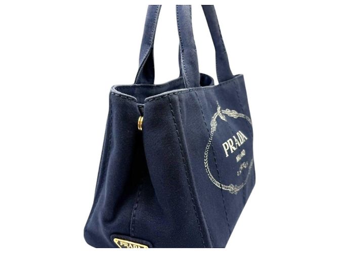 Borsa Prada Canapa Canvas - vista 4