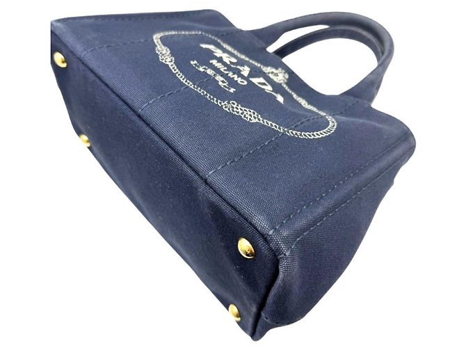 Borsa Prada Canapa Canvas - vista 5
