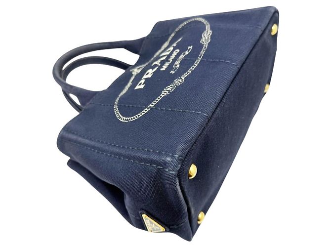 Borsa Prada Canapa Canvas - vista 7