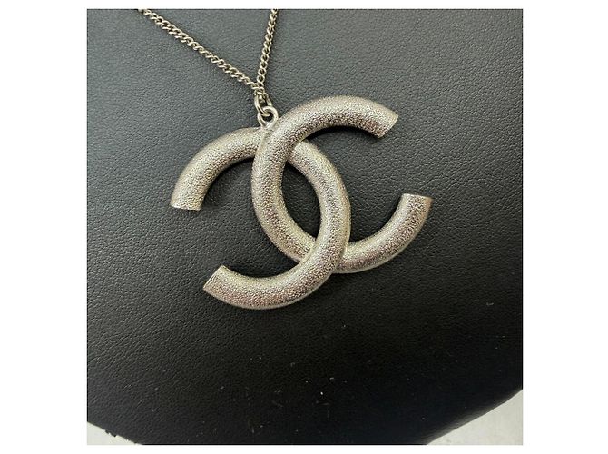 Collana Chanel Coco Argento e Strass - vista 5