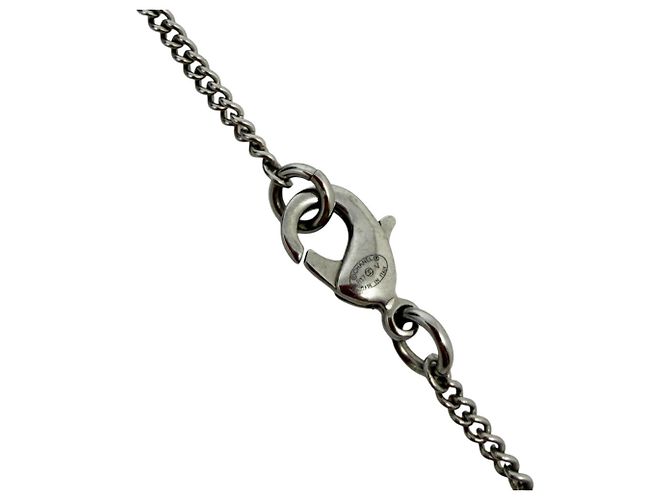 Collana Chanel Coco Argento e Strass - vista 6