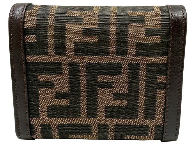 Fendi Zucca Tri-fold Geldbörse - Ansicht 2