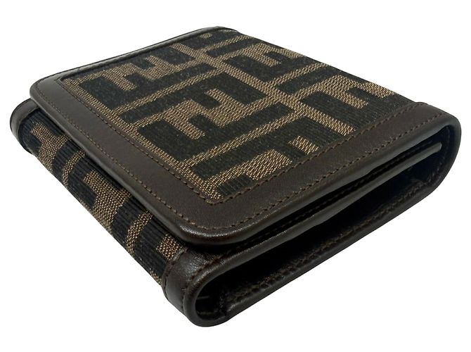 Fendi Zucca Tri-fold Geldbörse - Ansicht 5