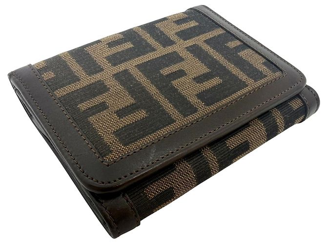 Fendi Zucca Tri-fold Geldbörse - Ansicht 6