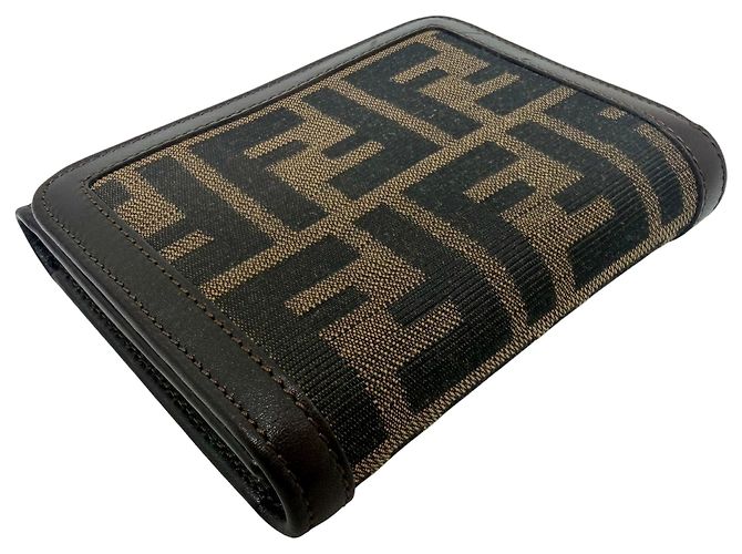 Fendi Zucca Tri-fold Geldbörse - Ansicht 8