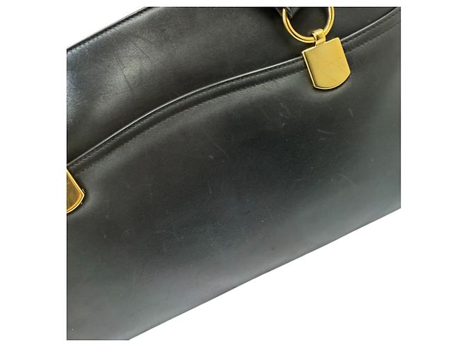 Borsa a spalla Gucci GG in pelle nera - vista 13
