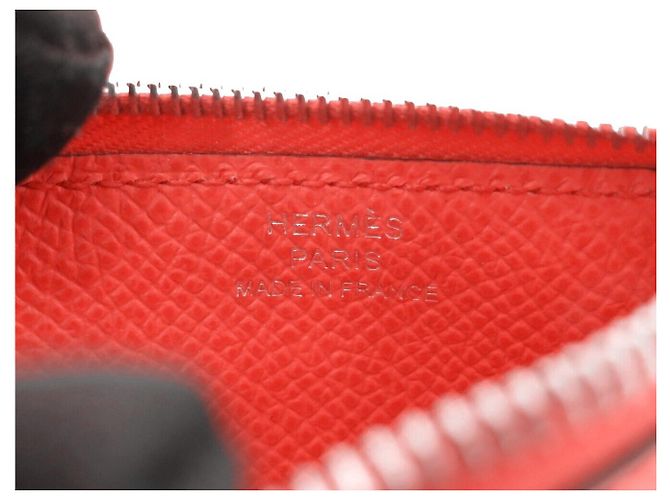 Hermès NEU HERMES CONSTANCE SLIM LACK EPSOM LEDER ROSE TEXAS WALLET - Ansicht 12