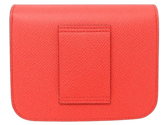 Hermès NEU HERMES CONSTANCE SLIM LACK EPSOM LEDER ROSE TEXAS WALLET - Ansicht 2