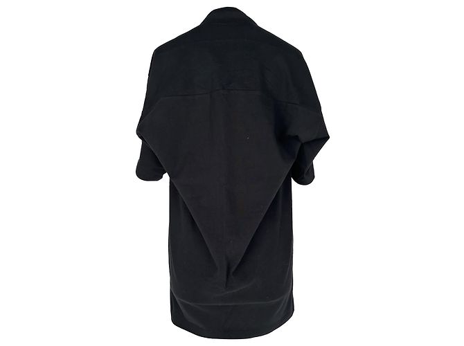 Camiseta oversized Balenciaga BB en algodón negro - vista 3