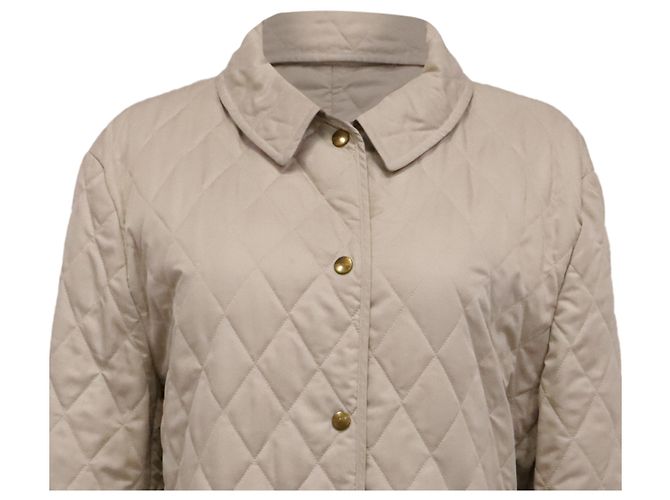Burberry Constance Steppjacke aus beigem Polyester - Ansicht 2