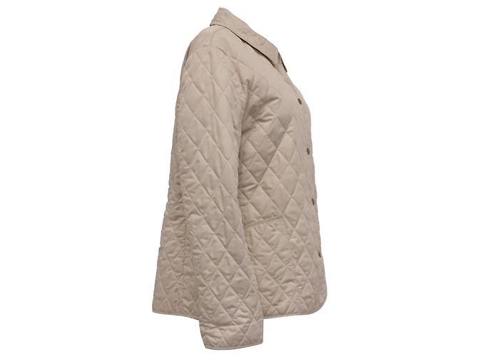 Burberry Constance Steppjacke aus beigem Polyester - Ansicht 3