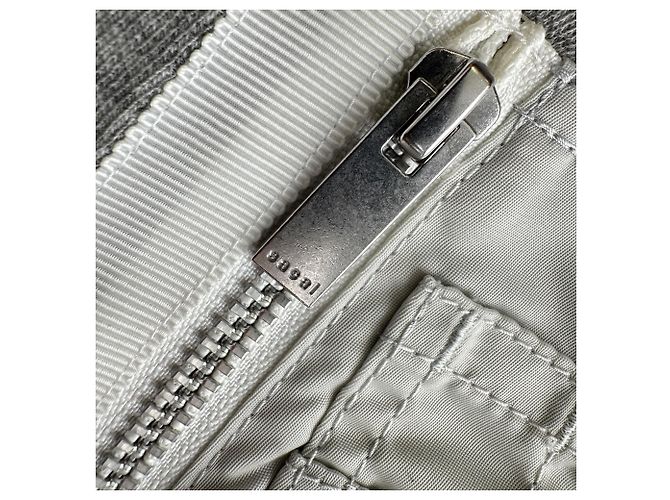 Sudadera con paneles Sacai en algodón gris - vista 5