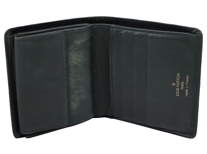 Portafoglio Bi-Fold Louis Vuitton in pelle verde - vista 5