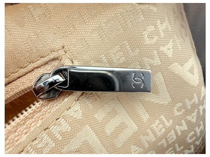 Borsa Chanel LAX Square Bowler in pelle rosa pastel - vista 32