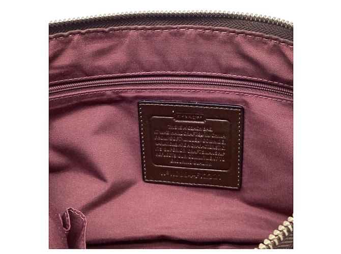 Borsa a tracolla Coach East West in pelle marrone - vista 9