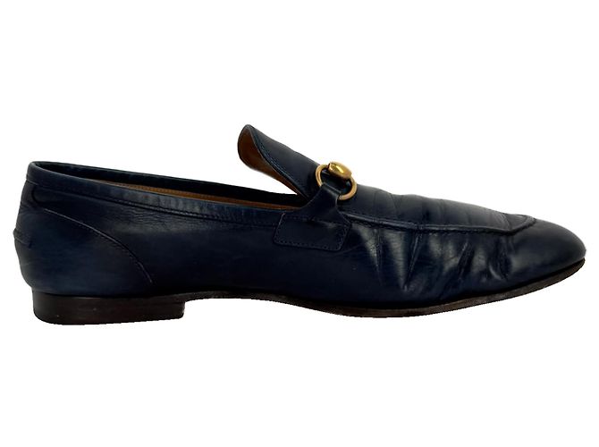 Mocassini Gucci Horsebit in pelle nera - vista 10