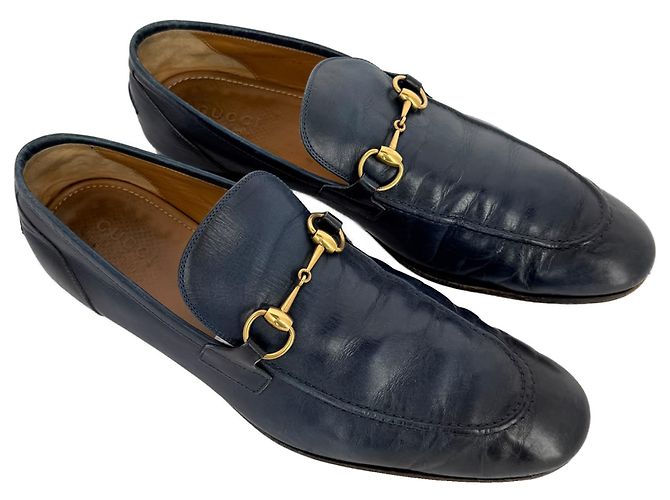 Mocassini Gucci Horsebit in pelle nera - vista 12