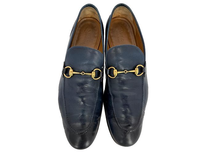 Mocassini Gucci Horsebit in pelle nera - vista 13