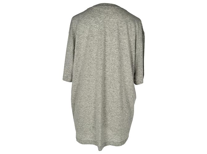 Stella Mc Cartney Camiseta Logo Stella Mccartney en algodón gris - vista 3