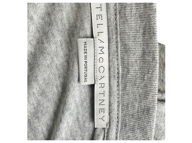 Stella Mc Cartney Camiseta Logo Stella Mccartney en algodón gris - vista 4